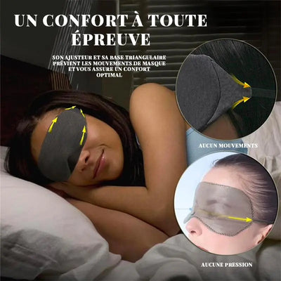 Masque de nuit pour voyage Jeff Llëon - Coach Voyage